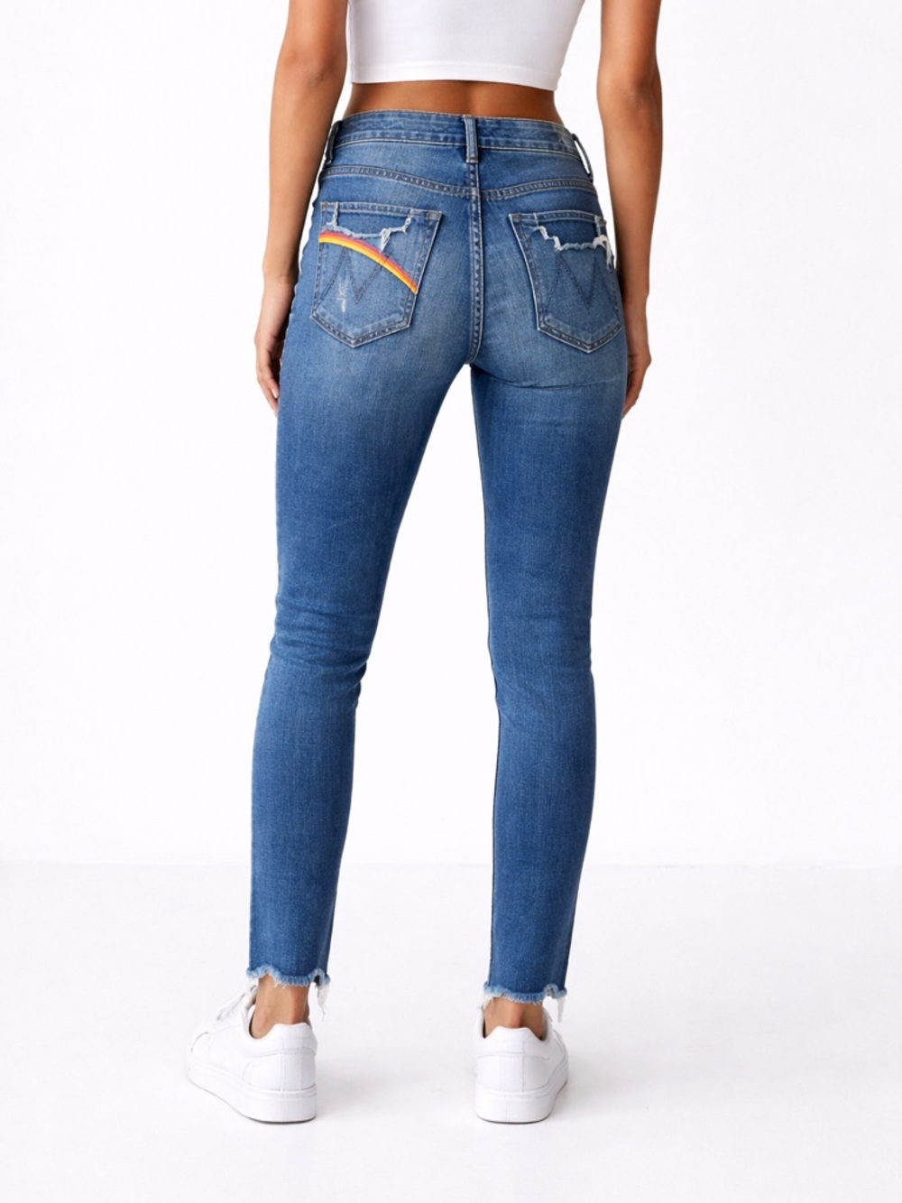 MOTHER- HighWaisted Looker Ankle Chew